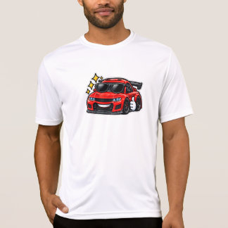 Camiseta de rendimiento de Funny Car | Red Coolcar