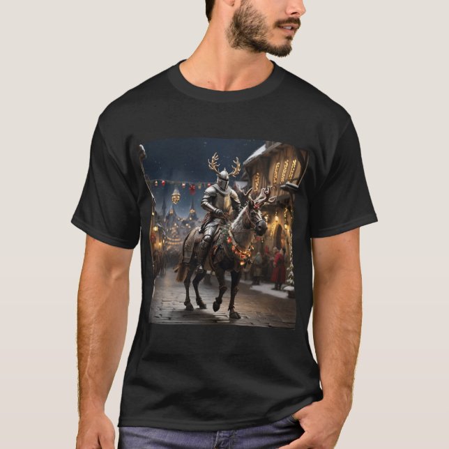 Camiseta de renos de Knight para navidades (Anverso)
