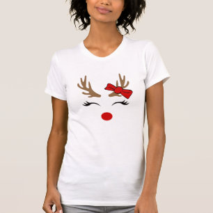 Camiseta de renos para navidades