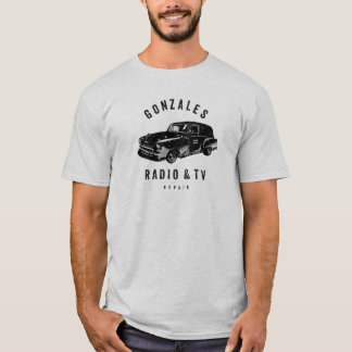 Camiseta de reparación de radio y TV Gonzales