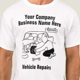 Camiseta de reparaciones de coche de garaje