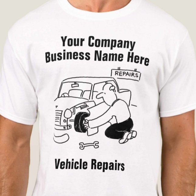 Camiseta de reparaciones de coche de garaje (Subido por el creador)