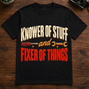 Camiseta de reparador divertido de cosas para homb