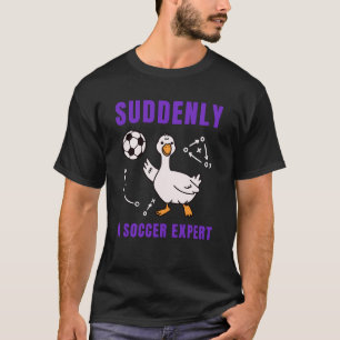 Camiseta De repente un experto en fútbol
