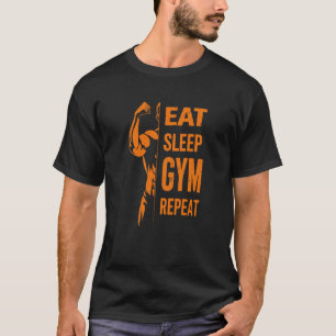 Camiseta de repetición de entrenamiento del gimnas
