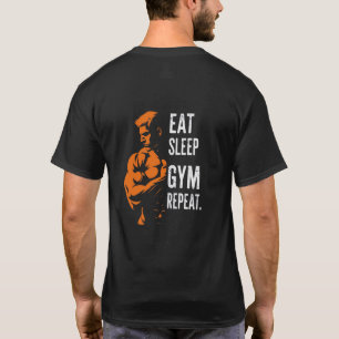 Camiseta de repetición de entrenamiento del gimnas