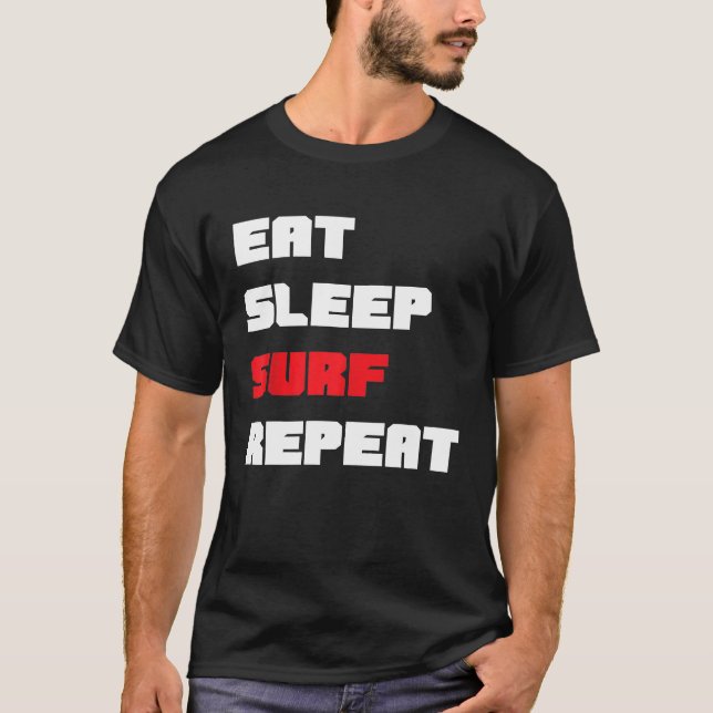 Camiseta de repetición de la superficie del sueño (Anverso)