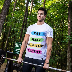 Camiseta de repetición de Personalizable de sueño