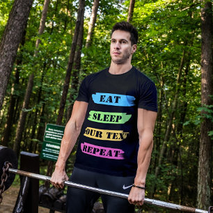Camiseta de repetición de Personalizable de sueño