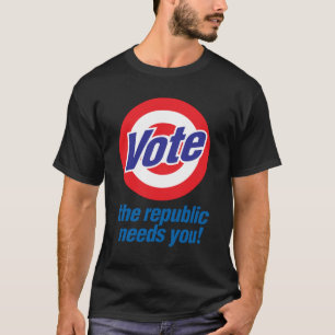Camiseta de república de votación