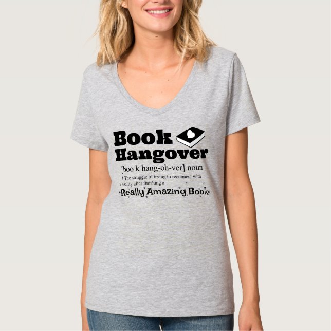 Camiseta de resaca de libro (Anverso)