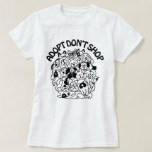 Camiseta de Rescate de Adopción de Perros