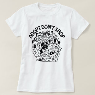 Camiseta de Rescate de Adopción de Perros