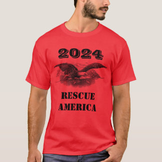 Camiseta de rescate de Estados Unidos en 2024
