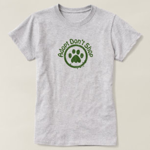Camiseta de rescate de perros Adopt Don’t Shop