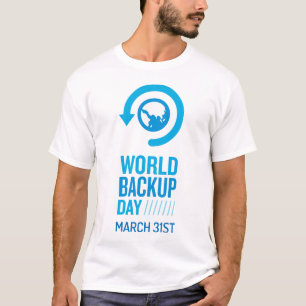 Camiseta de reserva del valor del día del mundo