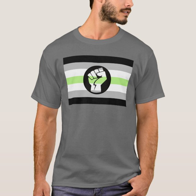 Camiseta de Resistencia al Orgullo Agénero (Anverso)