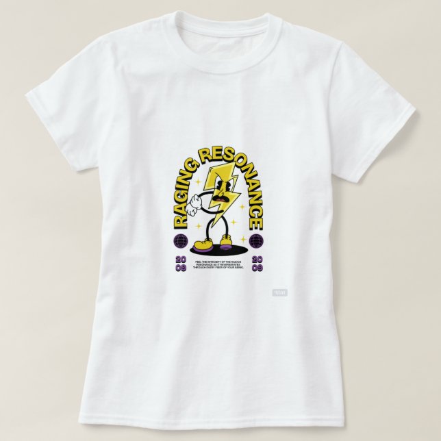 camiseta de resonancia enfurecida (Diseño del anverso)