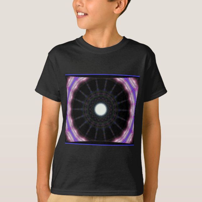 Camiseta de resplandor rosa para niños (Anverso)