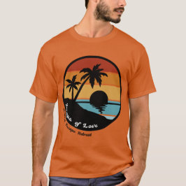 Camiseta de retirada tropical (con nombre de retir