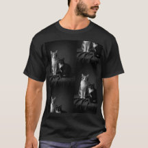 Camiseta de retrato de mascota personalizada en 4K