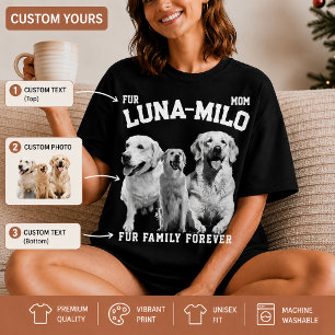 Camiseta de retrato de mascota personalizada Vinta
