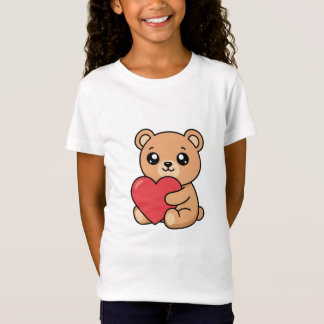 Camiseta de retrato de oso de peluche lindo | Over