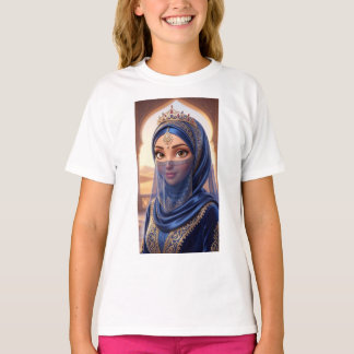 Camiseta de retrato de princesa del desierto real 