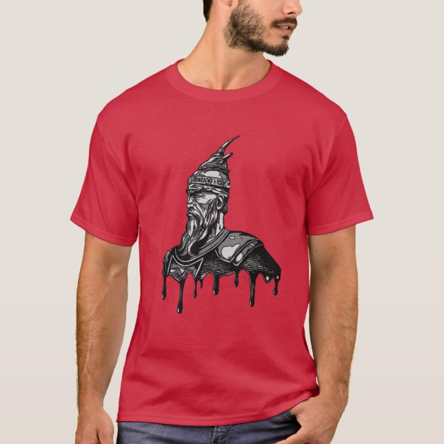 Camiseta de retrato de Skanderbeg - Orgullo albané (Anverso)