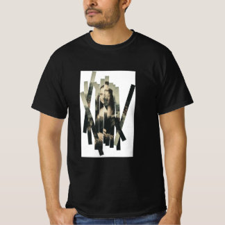 Camiseta de retrato fragmentado – Estética abstrac