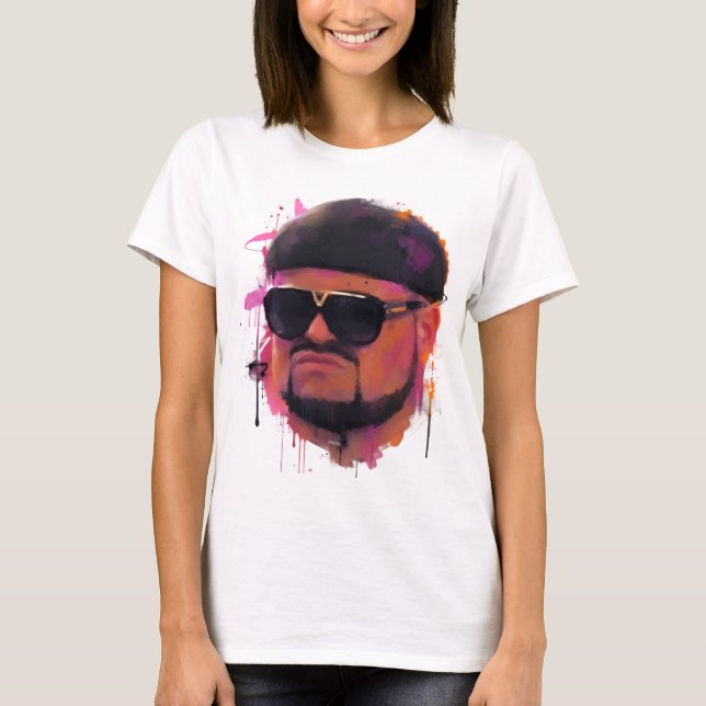 Camiseta de retrato Retro Shades 2 (Anverso)