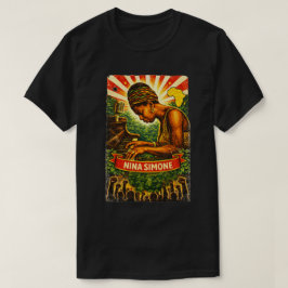 Camiseta de retrato revolucionario de Nina Simone 