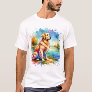 Camiseta de Retriever Dorado