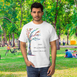 Camiseta de Reunión de Familia Árbol<br><div class="desc">Esta moderna y elegante camiseta de reunión familiar está desolada con un árbol familiar de mosaicos en los colores del arcoiris. Fácilmente personalizable con tu nombre y el año de tu reunión. Utilice la opción Personalizar adicional para cambiar el tamaño, estilo o color del texto si lo desea. Porque creamos...</div>