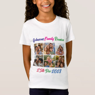 Camiseta de Reunión de Fotos Múltiples de Memorias