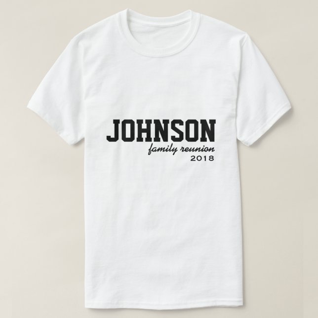 Camiseta de Reunión de la Familia del Equipo (Diseño del anverso)