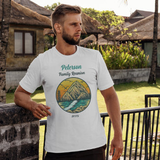 Camiseta de Reunión de la Familia Mountain Lake Ri