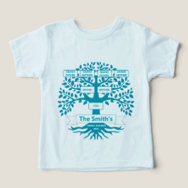 Camiseta de reunión familiar con árbol familiar Pe