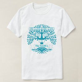 Camiseta de reunión familiar con árbol familiar Pe