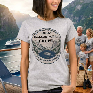 Camiseta de Reunión Familiar de Crucero Noruego Pe