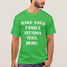 camiseta de reunión familiar de personalizado, cre