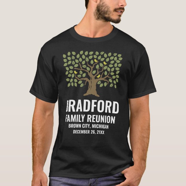 Camiseta de Reunión Familiar Personalizada persona (Anverso)