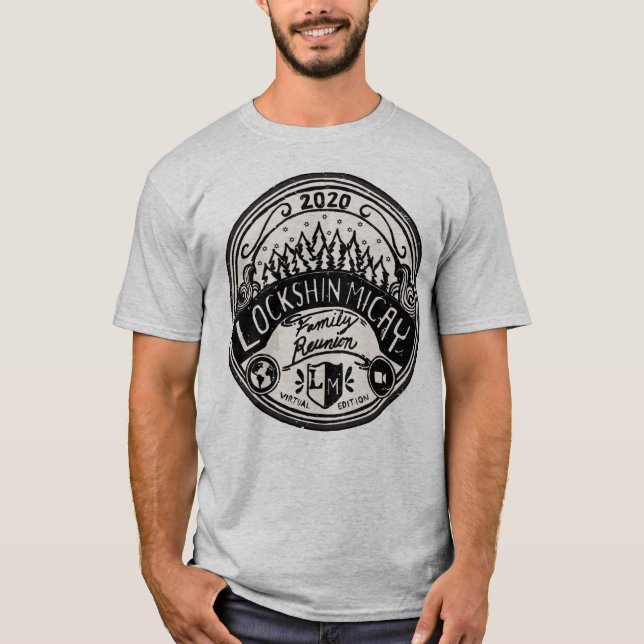 Camiseta de Reunión Lockshin-Micay 2020 - Gris mas (Anverso)