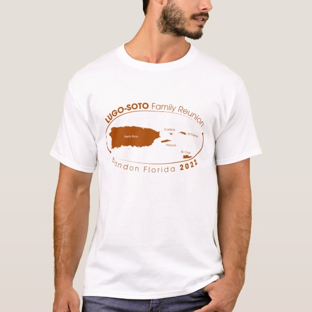 Camiseta de Reunión masculina (Anverso)