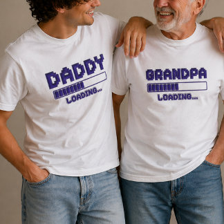 Camiseta de Revelación de Embarazo Abuelo Cargando