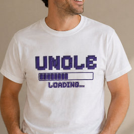 Camiseta de revelación de tío cargando jugador