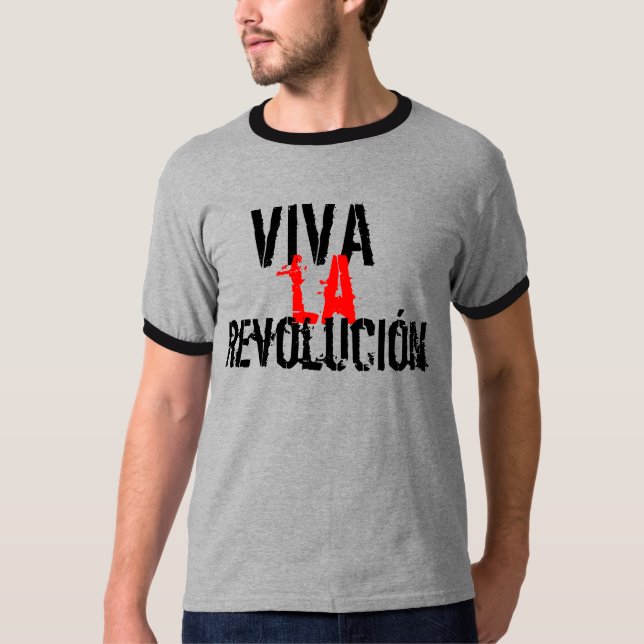 Camiseta de Revolucion del La de Viva (Anverso)