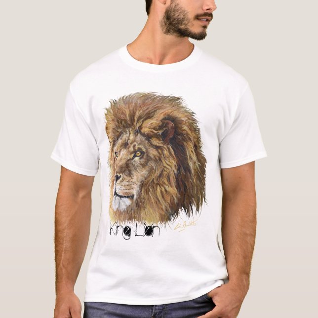 Camiseta de rey Lion (corazón), hombre (Anverso)