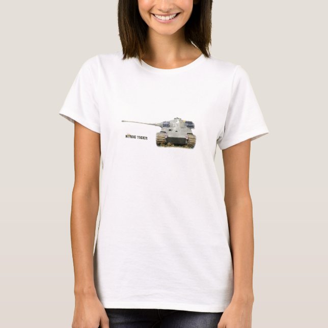 Camiseta de rey Tiger, blanco, para los hombres, (Anverso)