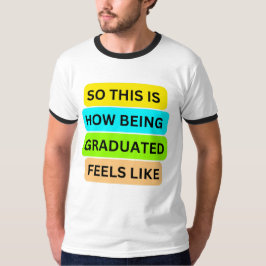 Camiseta de Ringer básica en blanco y negro SO_Thi